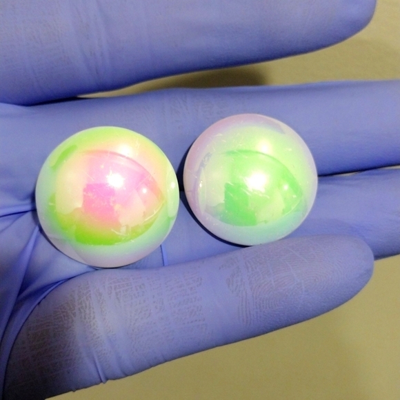Women's Stunning Colorful Circle Design Stud Earrings, 0.75-inch - Picture 1 of 5